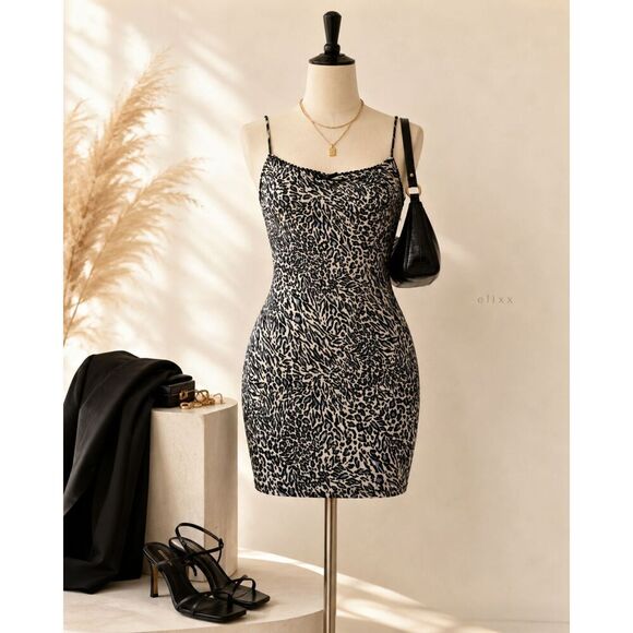 Urban Renewal Dresses & Skirts - Urban Renewal Leopard Print Mini Slip Dress Size M